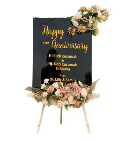 Papan Bunga Akrilik Craken